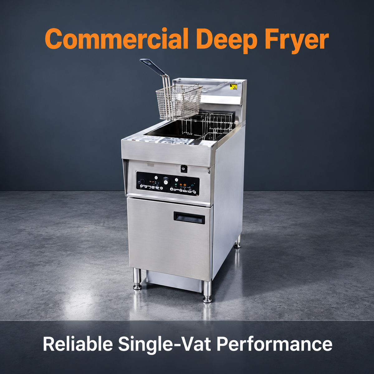 Single-tank Fryer with Filter Cart/FRYH9CF