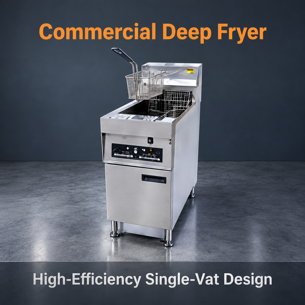 Single-tank Fryer with Filter Cart/FRYH9C2F