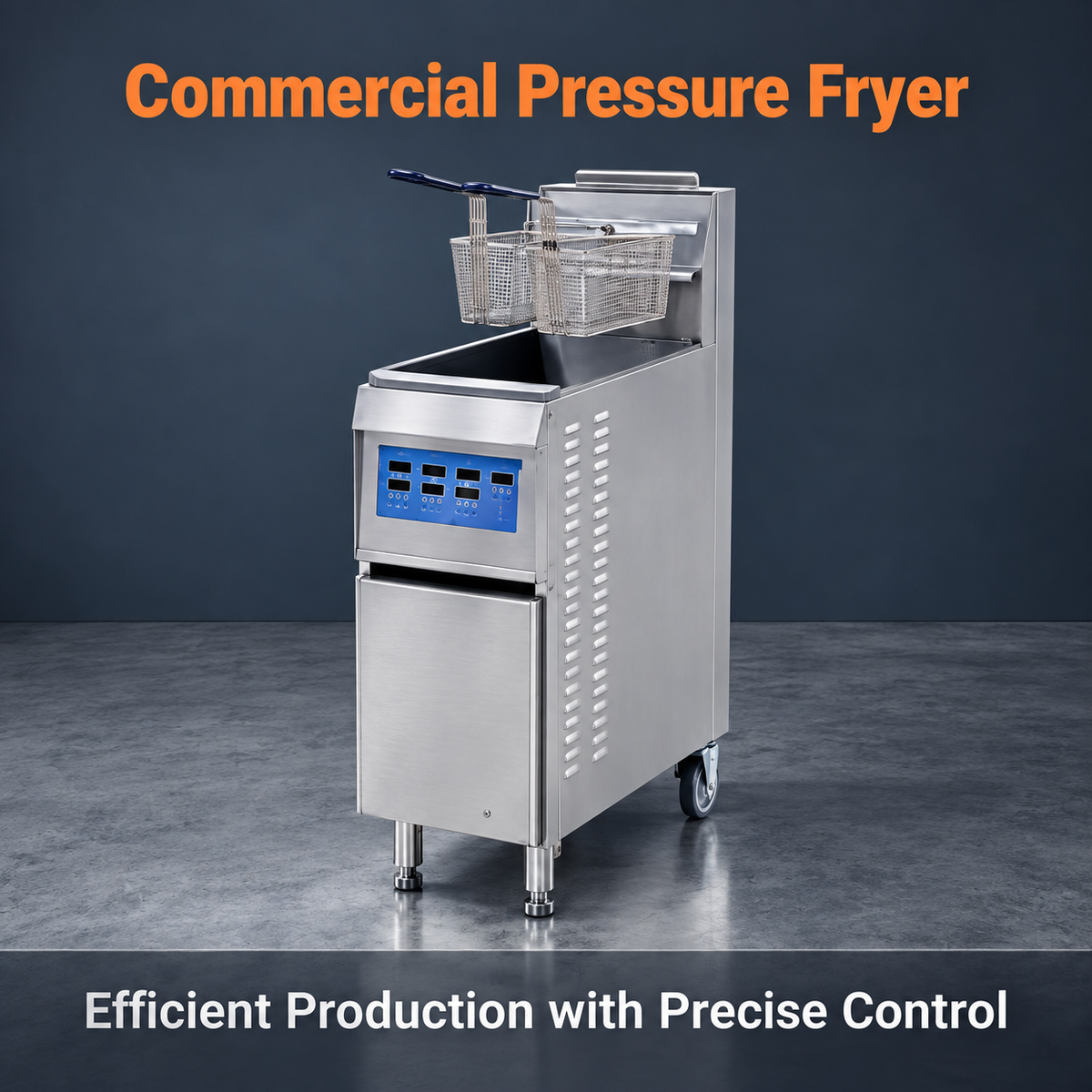 Computerized Gas Single-tank Fryer/CF4C
