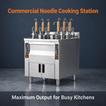 Electric 6-basket Automatic-lift Noodle Cooker - Engineering Type/JZML-6-B
