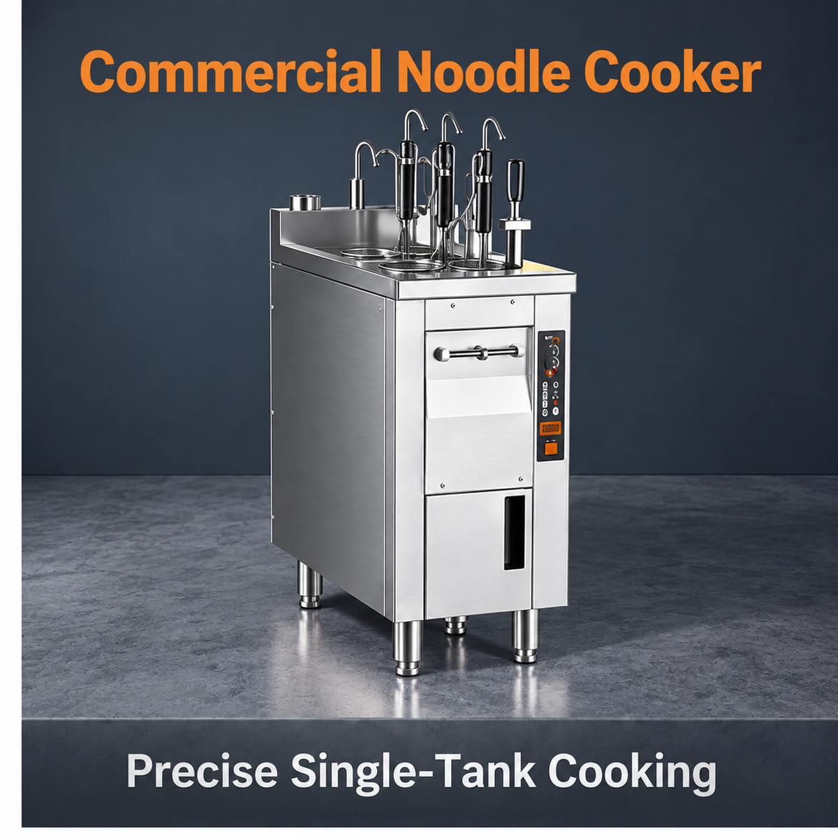 Gas 3-basket Automatic-lift Noodle Cooker - Engineering Type/JZML-3-R