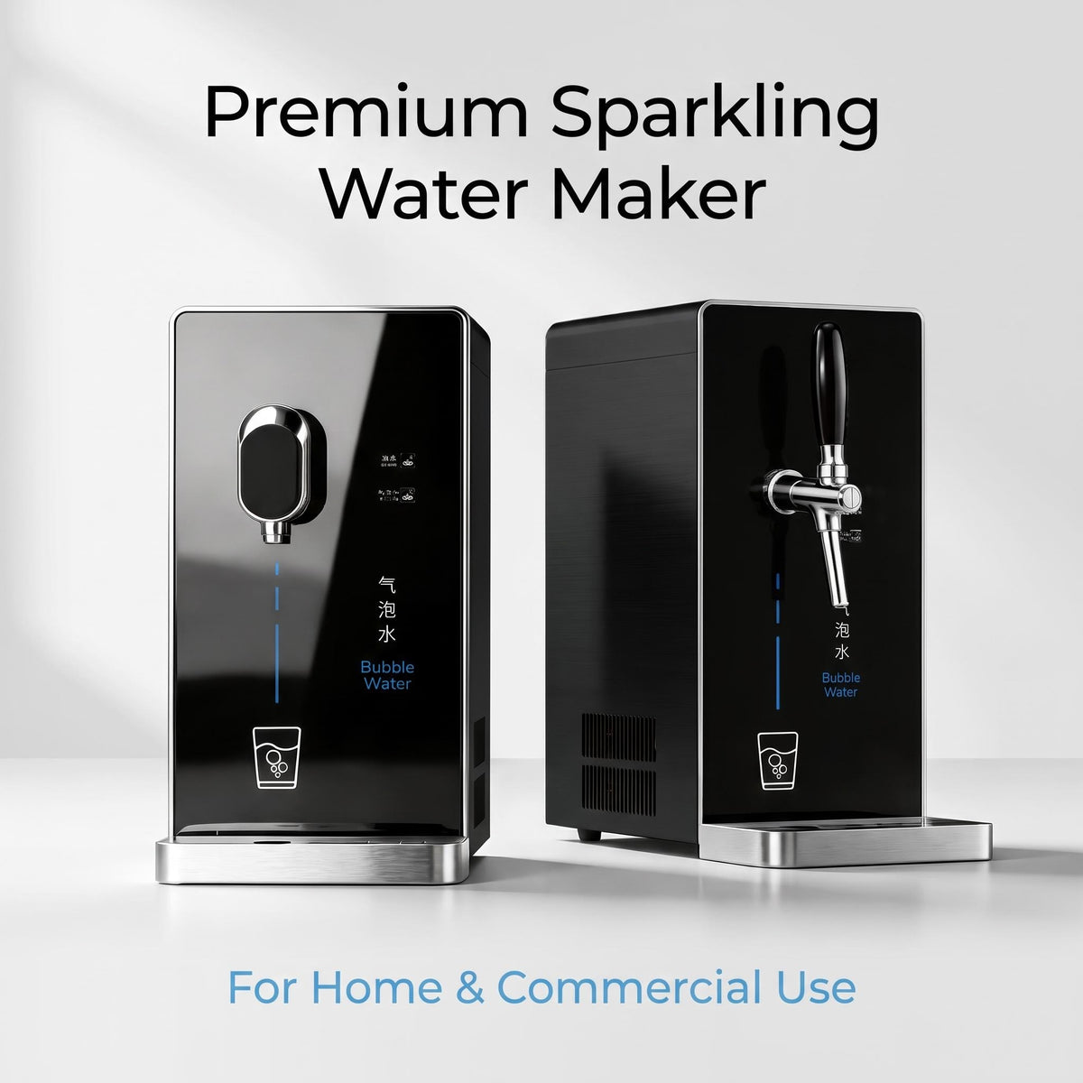 Dual-Use Countertop Sparkling Water Maker for Home & Commercial, 2 Styles Optional