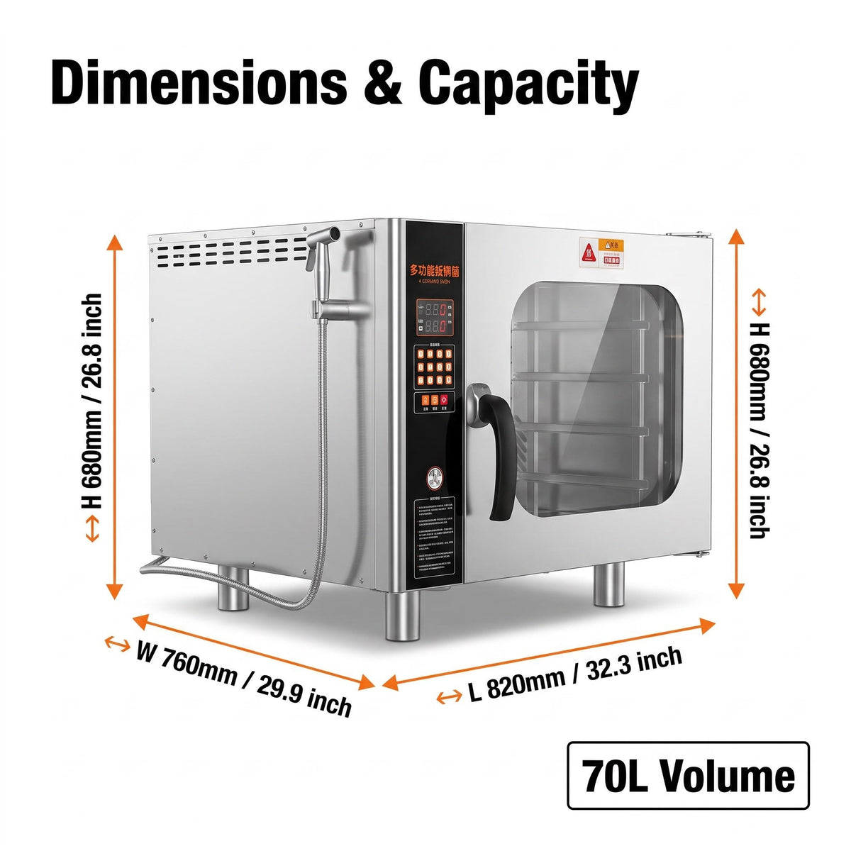 4-level Electric Combination Oven - Economy Type/JKX-4
