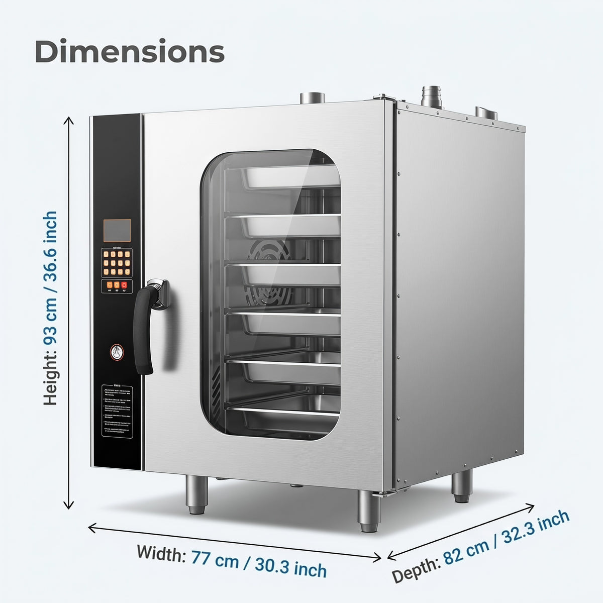 6-level Electric Combination Oven - Economy Type/JKX-6