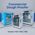 Commercial Dough Proofer, Multi-Spec Stainless Steel Bread Fermentation Cabinet for Bakery & Kitchen
