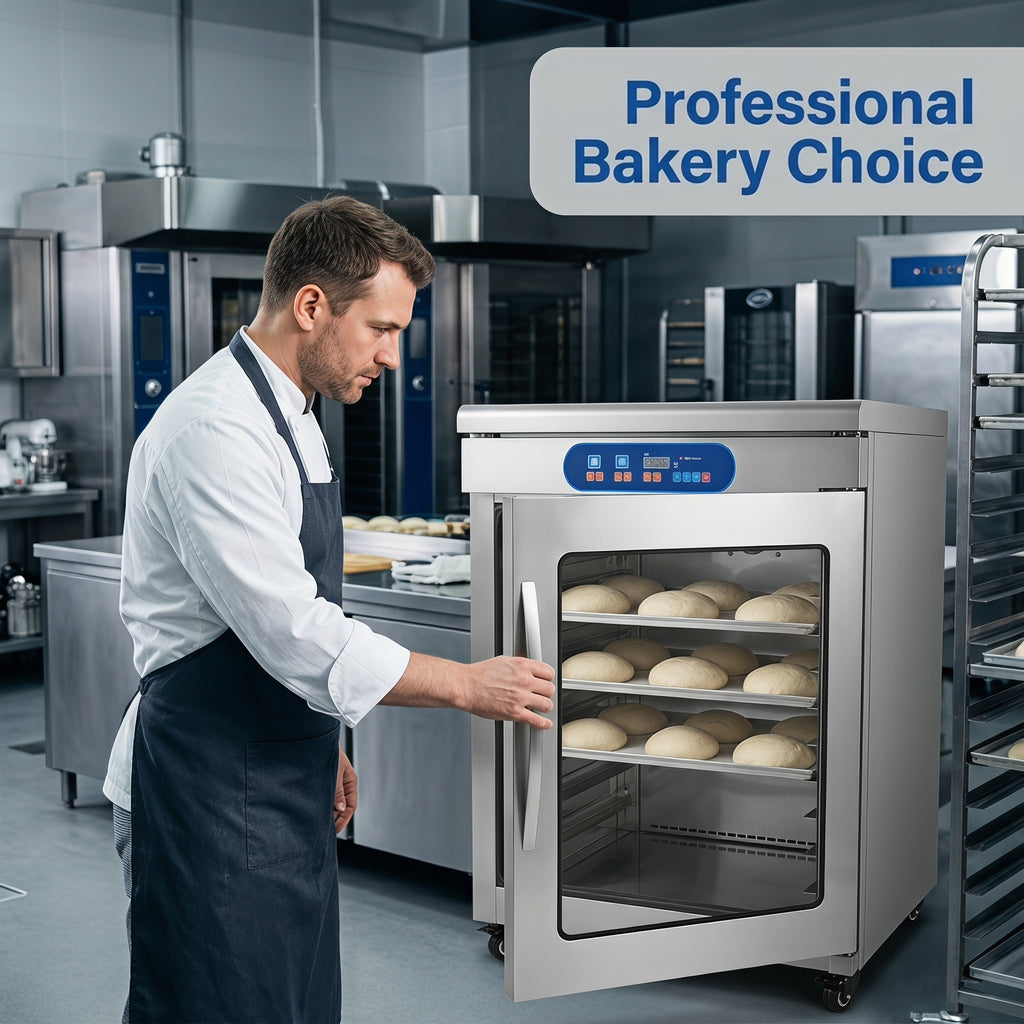 Commercial Dough Proofer, Multi-Spec Stainless Steel Bread Fermentation Cabinet for Bakery & Kitchen