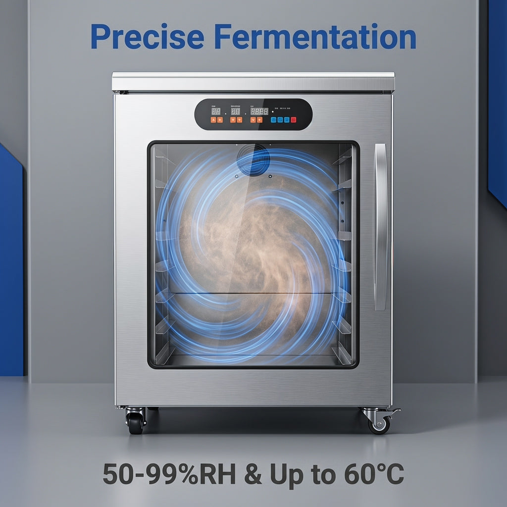 Commercial Dough Proofer, Multi-Spec Stainless Steel Bread Fermentation Cabinet for Bakery & Kitchen
