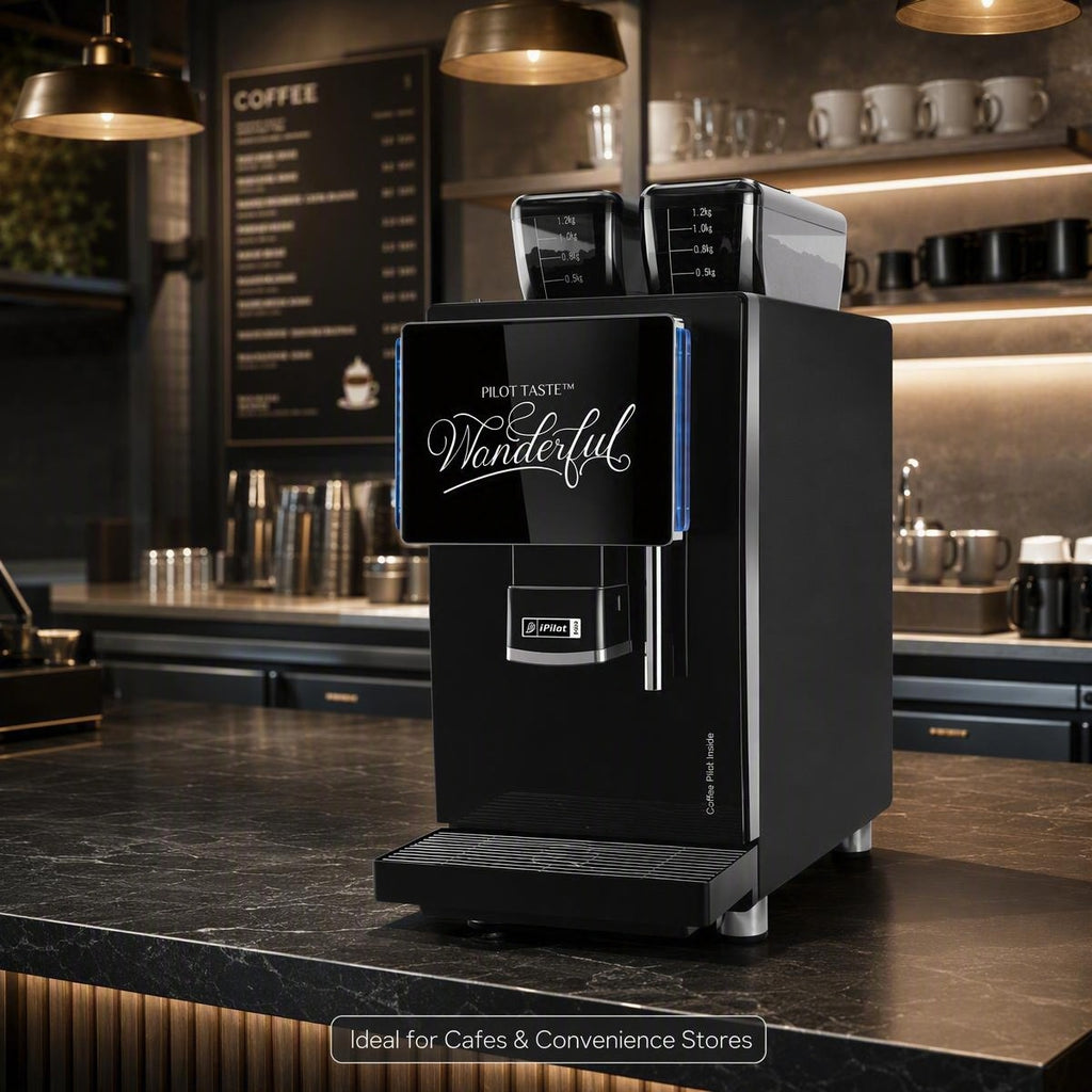 QA600 Series Smart Commercial Freshly Ground Coffee Machine, 24g Precision Brewing Dual Hopper Auto Operation
