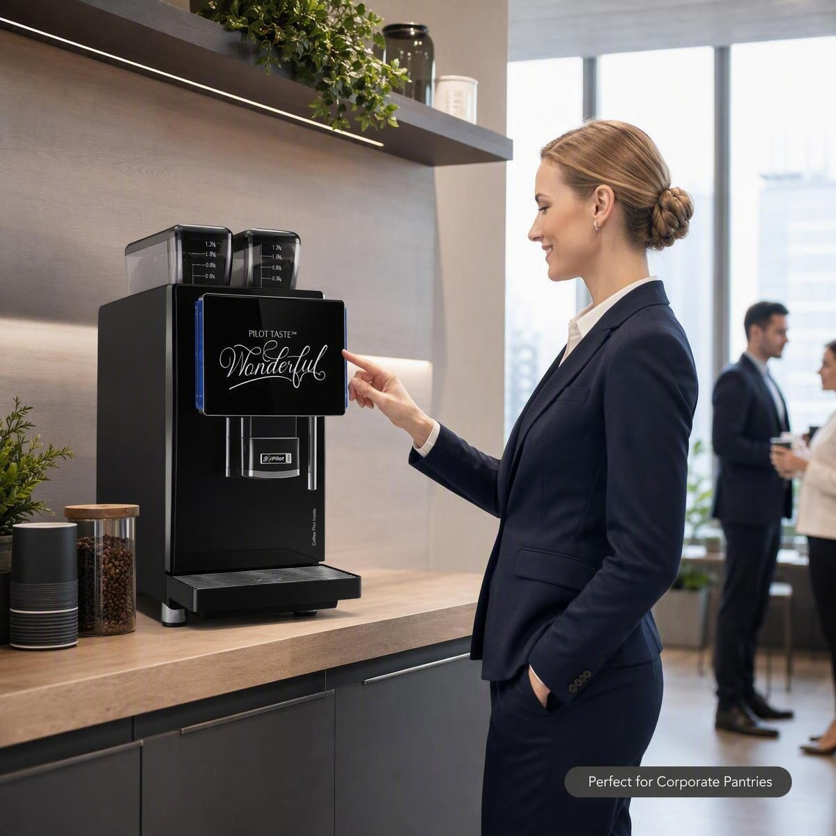 QA600 Series Smart Commercial Freshly Ground Coffee Machine, 24g Precision Brewing Dual Hopper Auto Operation